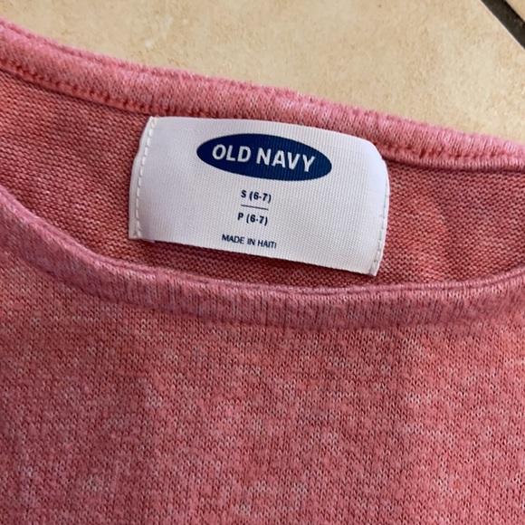 Kids salmon pink sweat shirt perfect for fall - Picture 2 of 2